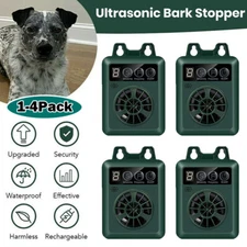 Ultrasonic Pet Anti Barking Device Dog Bark Control Stop Silencer Tool 1-4Pcs