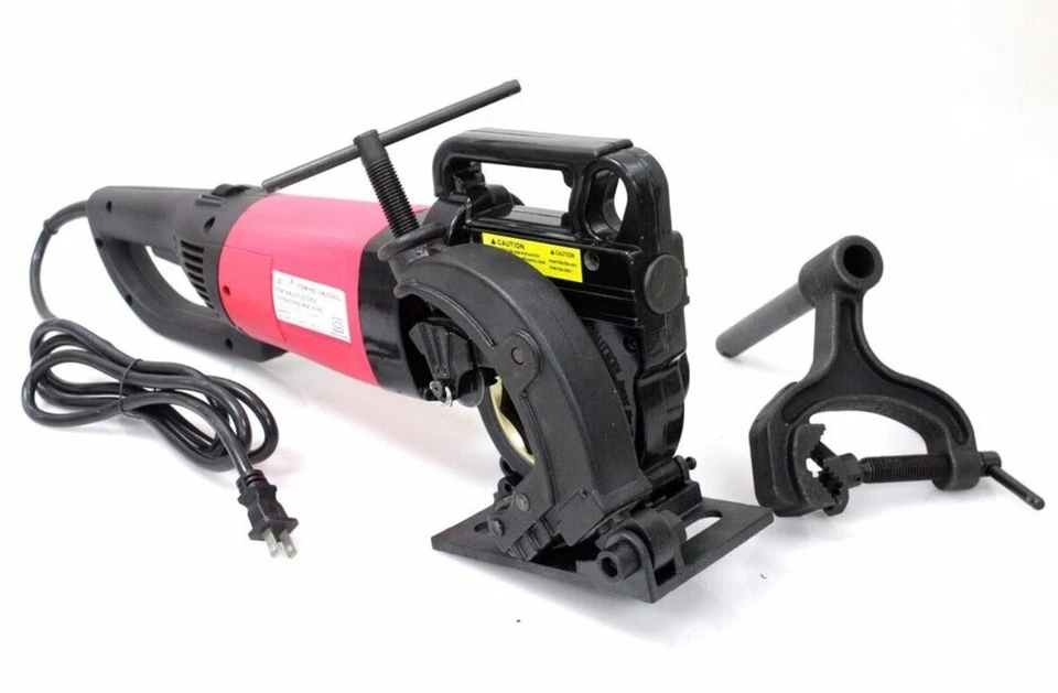 2 in 1 Reversible Electric Pipe Threader Threading Machine w/Cutter & 6 NPT Dies - Image 2 of 4