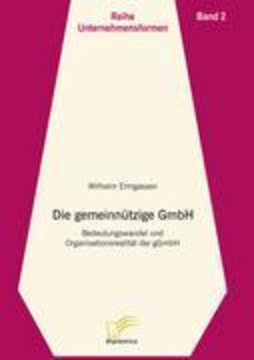 Thumbnail - Die Gemeinnützige Gmbh Bedeutungswandel Und Organisationsrealität Der
