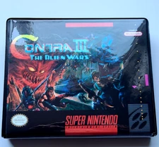 Contra III: The Alien Wars CASE ONLY Super Nintendo SNES Box BEST Quality