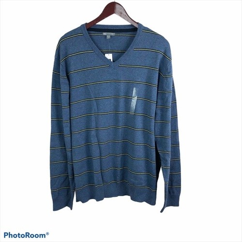 100% Cotton V Neck Pullover Sweater | eBay