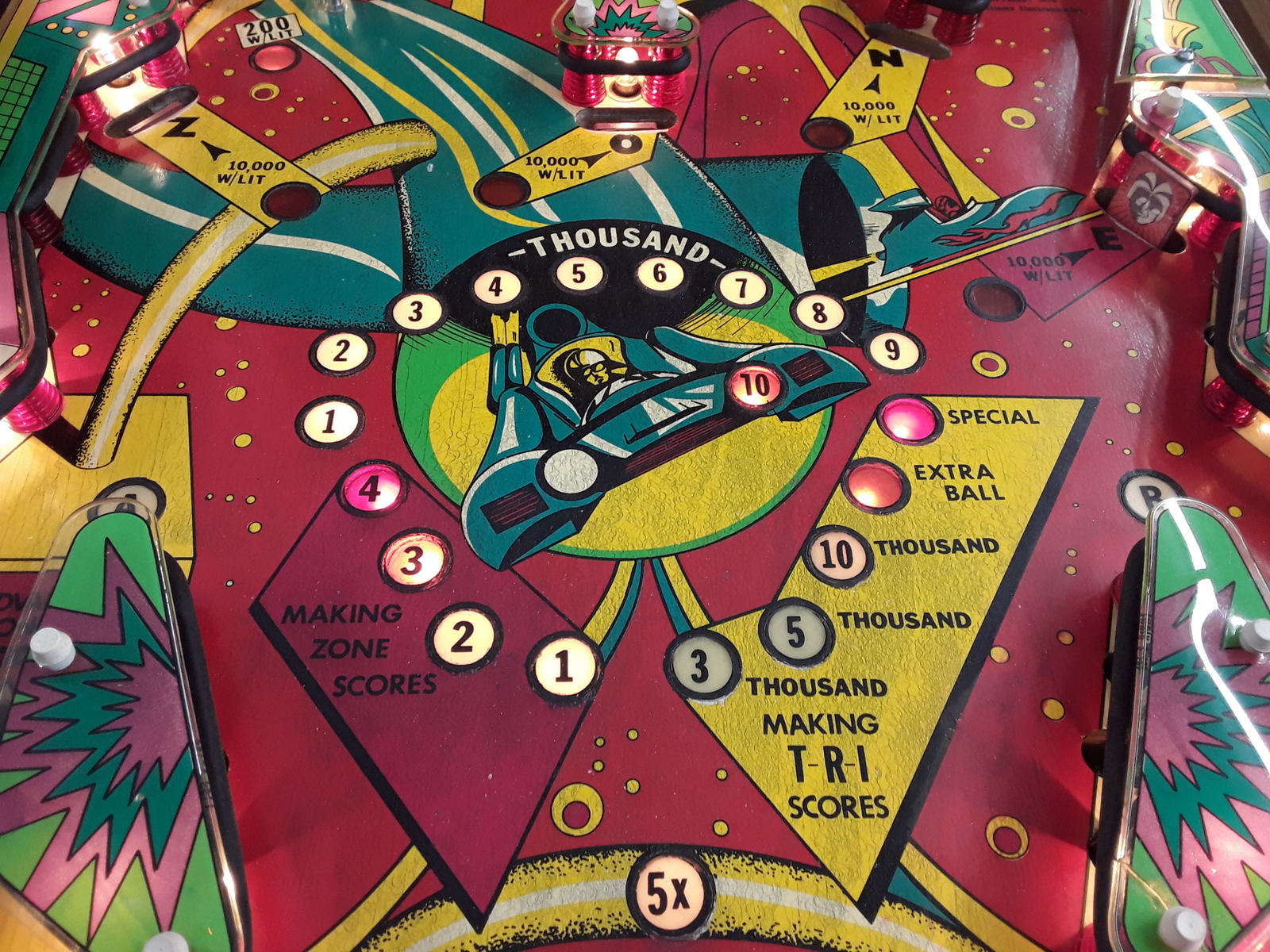 Tri Zone Pinball Machine by Williams eBay