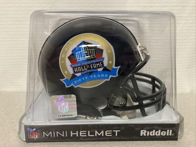 Pro Football Hall Of Fame unsigned NFL Riddell mini helmet 50 Year ...