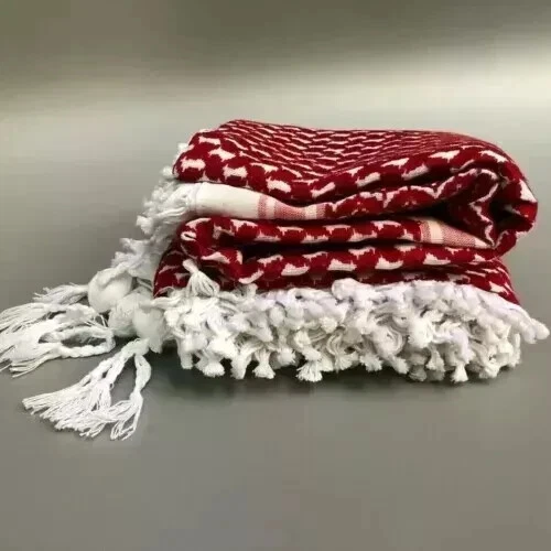 Beautiful Pattern Neck Scarf Unisex Shemagh Keffiyeh Palestine Arab Style