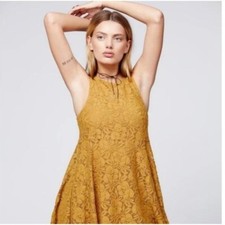Free People Miles of Lace Dress Womens Small Mini