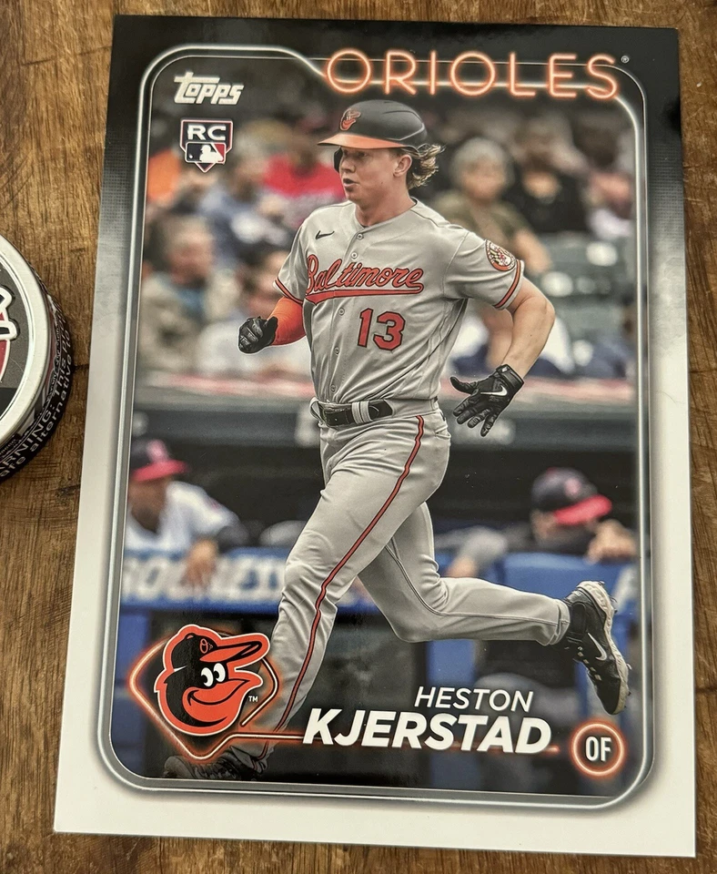 2024 Topps Series 2 #OTB2-25 Heston Kjerstad RC Super Box Exclusive Oversize - Image 2 of 3