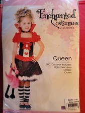 Girls Queen Halloween Dress Up Costume Size 7-10