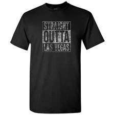 Straight Outta Las Vegas - Hometown Football Pride T Shirt