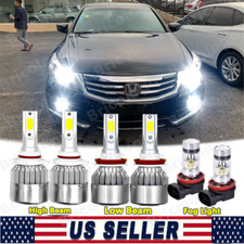 For Honda Accord 2013 2014 2015 Combo Led Headlight Highlow Beamfog Light Kit