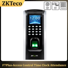 ZKTeco F7Plus RFID Fingerprint Biometric Time Attendance TCP/IP Access Control