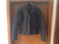 Duvetica Goose Down Jacket Womens Black Size It 46 Eur Padded Puffer Coat Rare