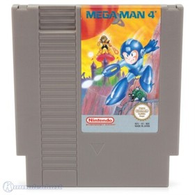 Nintendo NES - Mega Man 4 PAL-B Modul akzeptabel