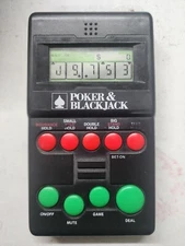 Vintage 1994 Diversified Poker Blackjack Handheld Video Game Tested Working