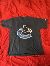 Vintage Y2K Puma Vancouver Canucks T-Shirt Mens Dan Cloutier Shirt Jersey
