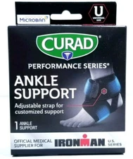 CURIM26700 CURAD Performance Series Ironman  Ankle Brace Wrap Universal Size 