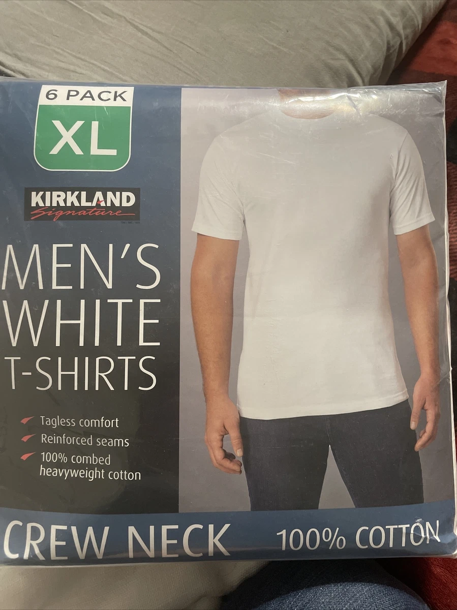 Kirkland Signature Men's Crew Neck Tee, 6-pack