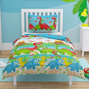 dinosaur cot bed bedding