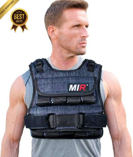 Adjustable Weighted Vest with Airflow Design for Strength Training Fitness - Picture 11 of 12