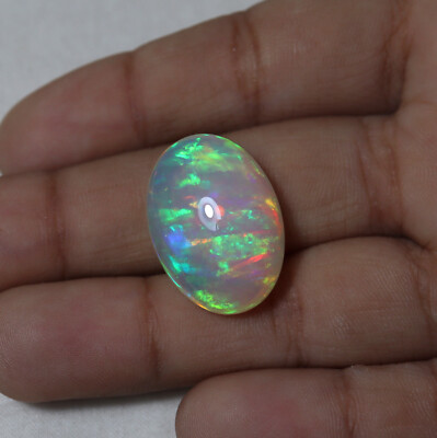 14 Cts 20.8x15 MM Echt AAA Klasse Flashy Multi Feuer Äthiopische Opal Oval
