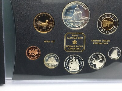 1998 Canada Proof Silver 8 Coin Set - RCMP 125TH - RCM | eBay