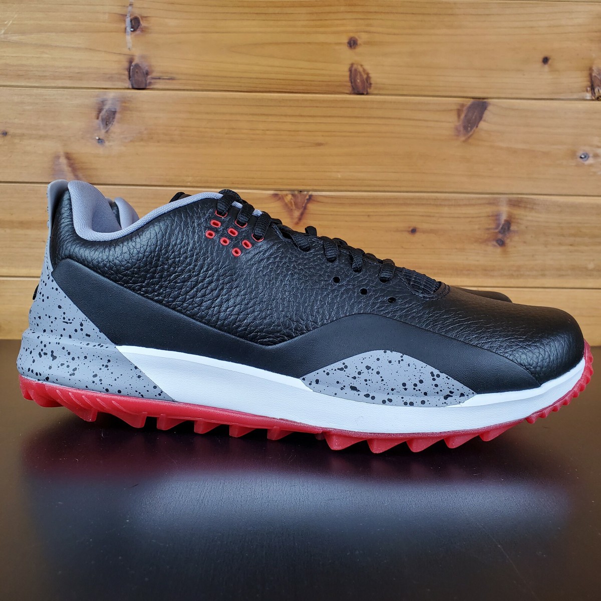 Nike Air Jordan ADG 3 Black Grey Red White Golf Shoes CW7242