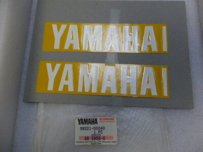 売却済 Yamaha FZR1000 FZR600 FZR500 FJ1200 Fuel Tank Decal x2 NOS Genuine