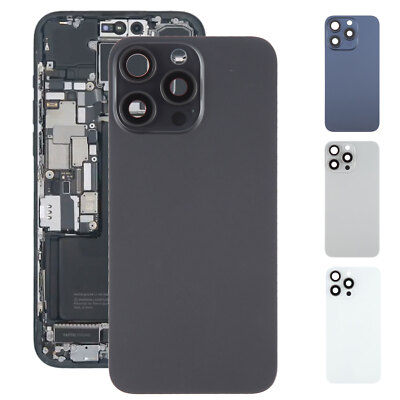 Für iPhone 15 Pro Max Akkudeckel Backcover mit Kameralinse Plus Mega Safe Mangnet