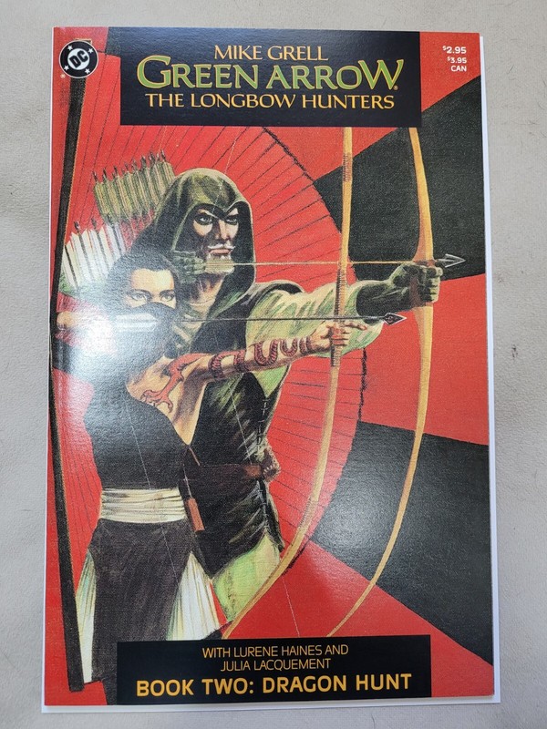 Green Arrow Longbow Hunters Book Two: Dragon Hunt Never Opened 1987