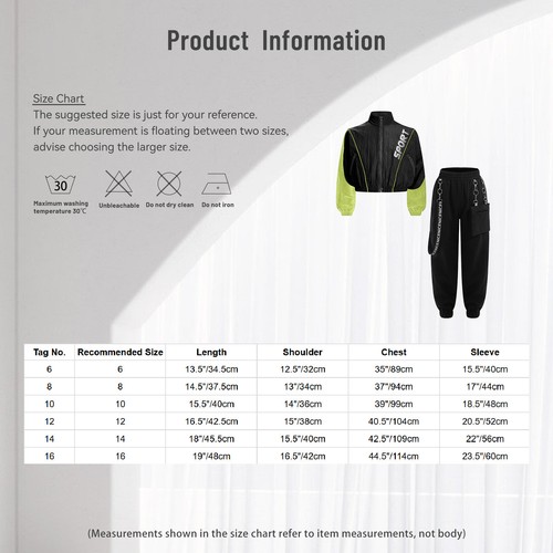 Kids Girls Sweatsuit Hiking Tracksuit Running Jacket And Pants Stylish Stage - Picture 53 of 60
