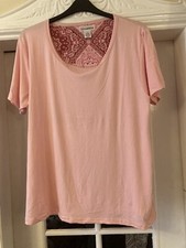 *New* Size 14/16 Pink Short Sleeve Pyjama / Lounge Top