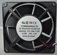 1PCS FP-108-7/DC 12738 24V 0.33A 127 127 38MM Cooling Fan