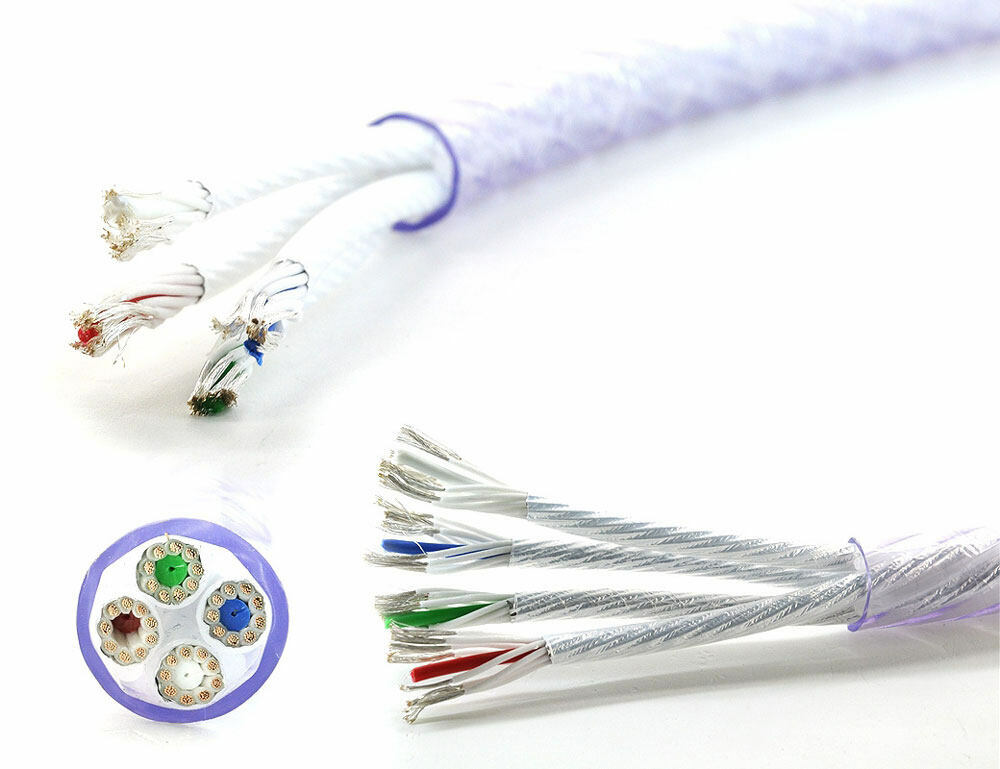 QED Signature Genesis Silver Spiral ケーブル