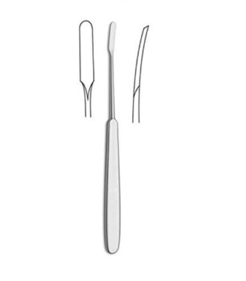Joseph Periosteal Elevator, Lightweight, 6.3/4'', Curved Blade 4 mm Wide