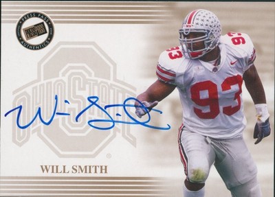 2004 Press Pass Will Smith AUTO Bronze Ohio State Buckeyes Saints DE Autograph