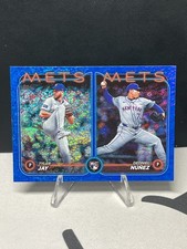Tyler Jay Dedniel Nunez /999 2024 Topps Blue Foil New York Mets #US82
