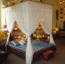 Orientalischer Baldachin 1001 Nacht, Betthimmel, Moskitonetz, Moskitonetz `Prin
