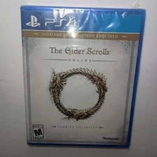 PS4 THE ELDER SCROLLS Online Tamriel Unlimited ESO Sony PlayStation 4 New Sealed