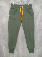 FIGS Technical Collection Pants Womens Small Green Zamora Jogger Scrubs