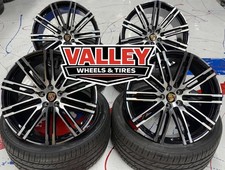 21 Staggered Porsche Macan Wheels Rims And Tires Set Of 4 21x9 21x10 5x112mm I