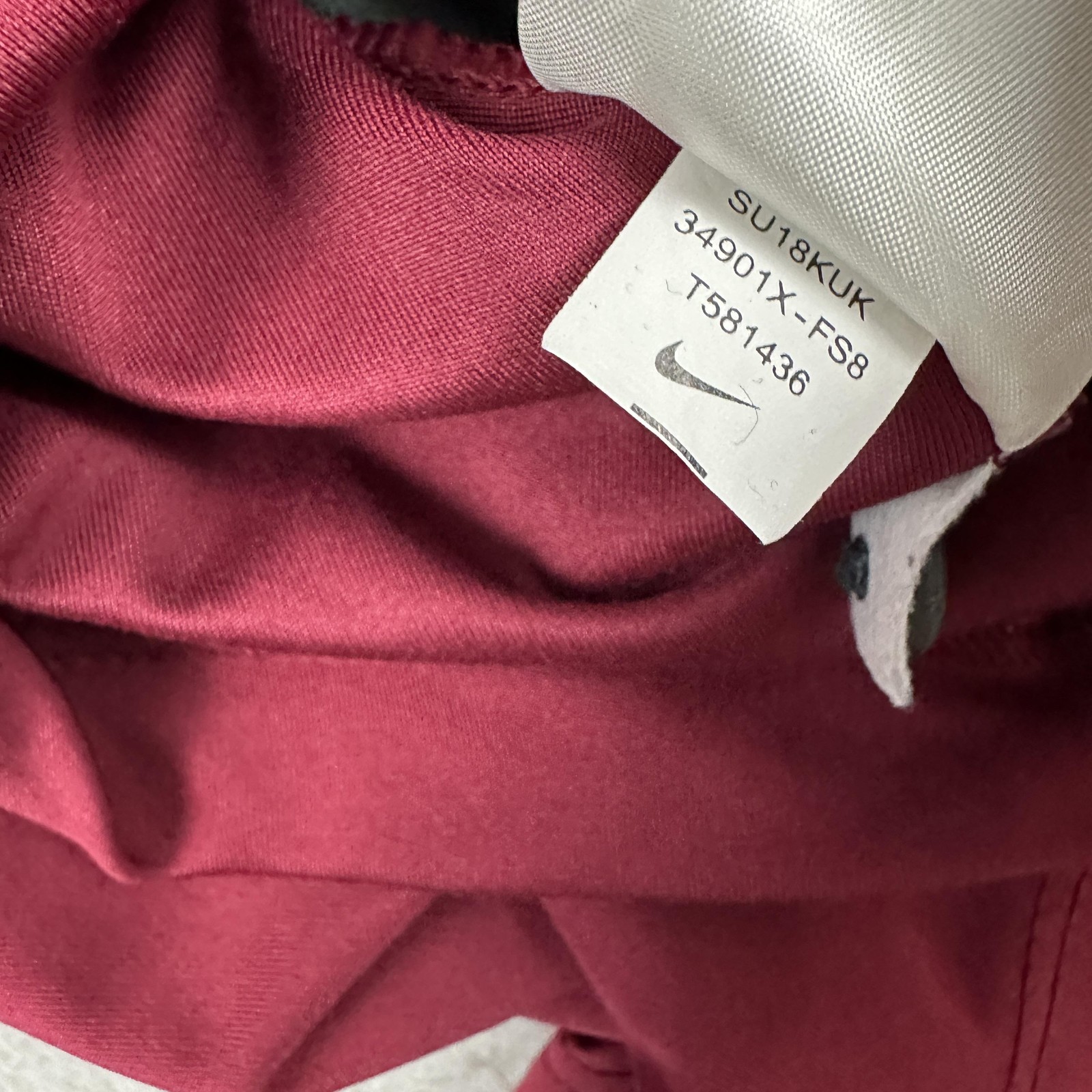 Florida State Seminoles Polo Shirt Men Small Red NCAA Football Nike Dri-FIT S thumbnail 9