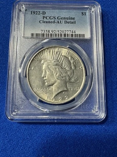 1922d peace dollar ms62