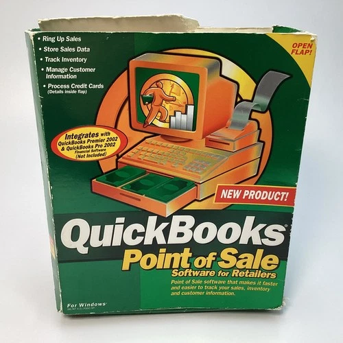 Intuit QuickBooks Point of Sale 2002 Retail Software Windows 98/NT/2000/XP deal from eBay