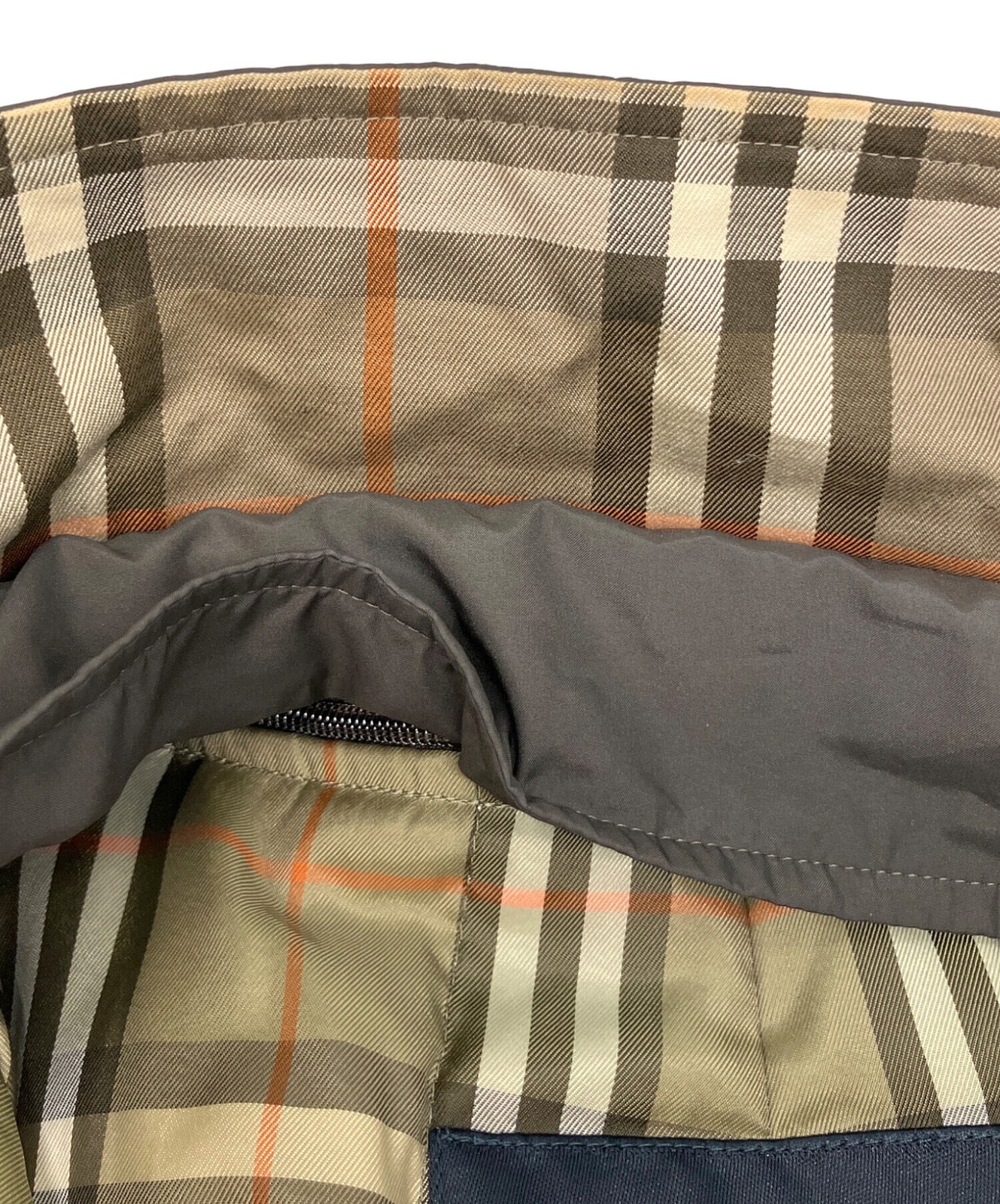 BURBERRY LONDON Men's Coat with Down Liner BBN74-323-72 Gray Size XL Used thumbnail 9