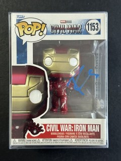 Robert Downey Jr. Signed Marvel Civil War Iron Man Funko Pop #1153 AUTO ACOA
