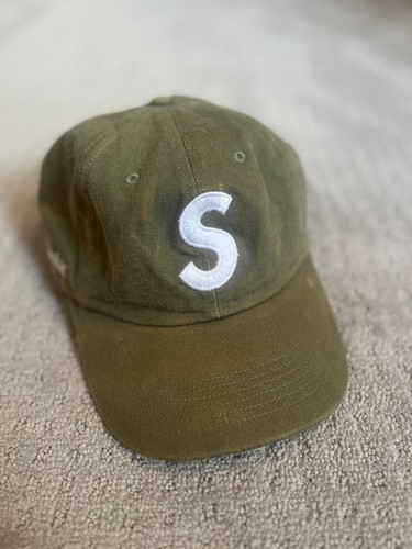Supreme Denim S Logo 6-panel Olive Green  - Free Shipping!