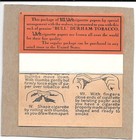 RIZ LA+ Cigarette Papers BULL DURHAM TOBACCO -Reg 1881 Pat 1918 with How To Roll — photo 3