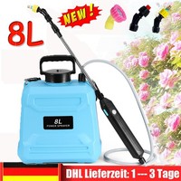8L Akku RüCkenspritze DrucksprüHer Gartenspritze Elektrisches SprüHgeräT Spritze