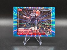 2021-22 Donruss Franchise Features Holo Teal Laser #22 Zion Williamson! Pelicans