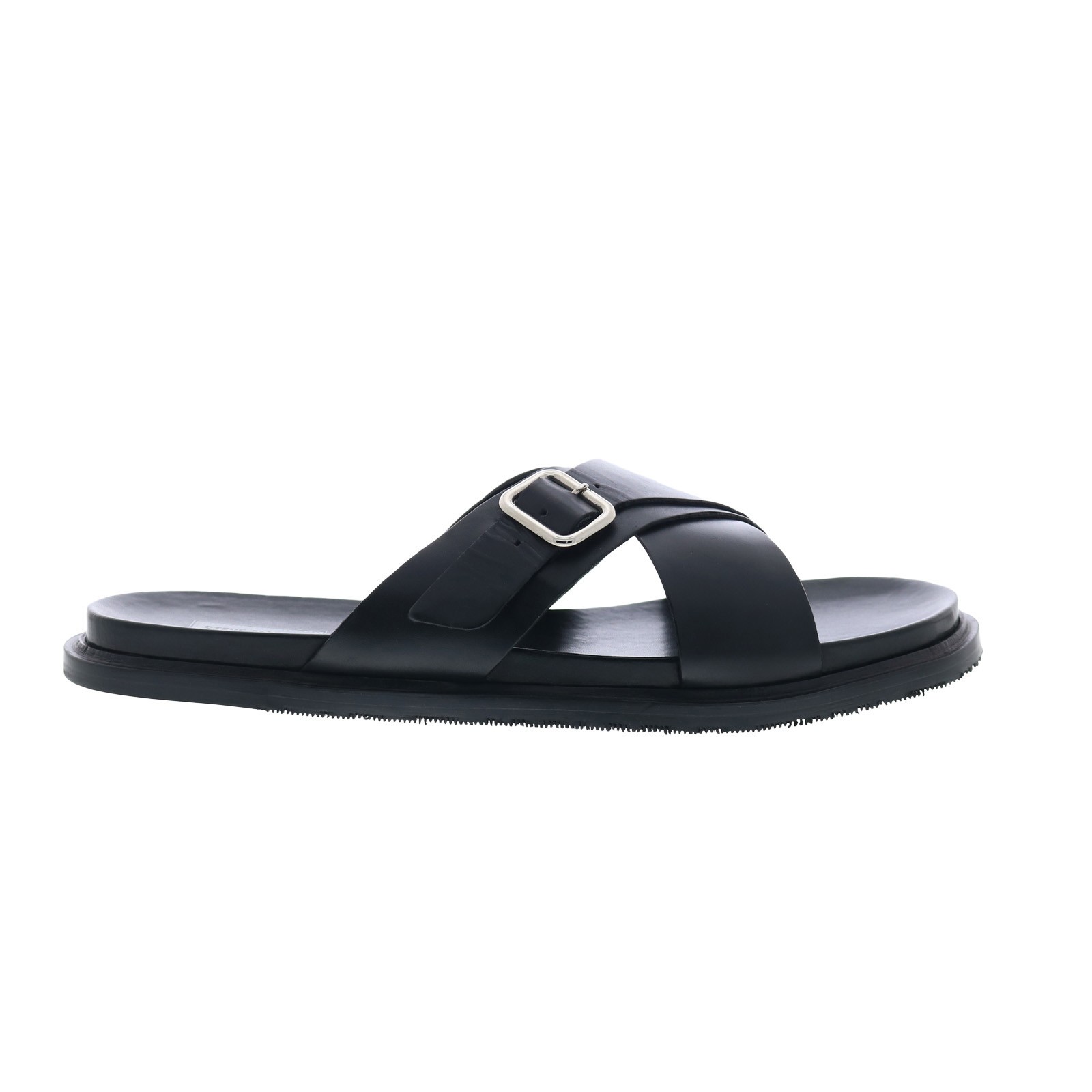 Steve Madden Pazar PAZA01M1 Мужские черные кожаные шлепанцы-сандалии Обувь 11 6490₽