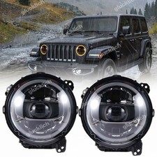 LED Scheinwerfer Hi/Low Strahl Lampen DRL Für Jeep Wrangler JL Gladiator JT